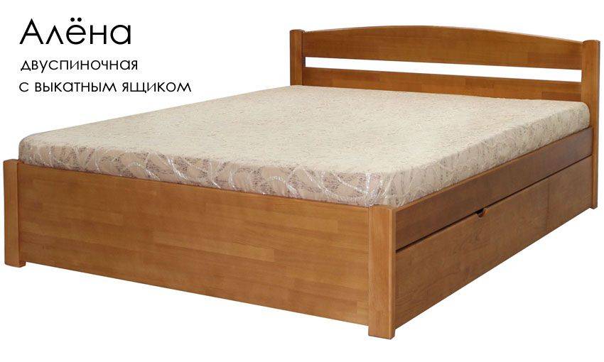 кровать алёна из массива сосны в Королёве