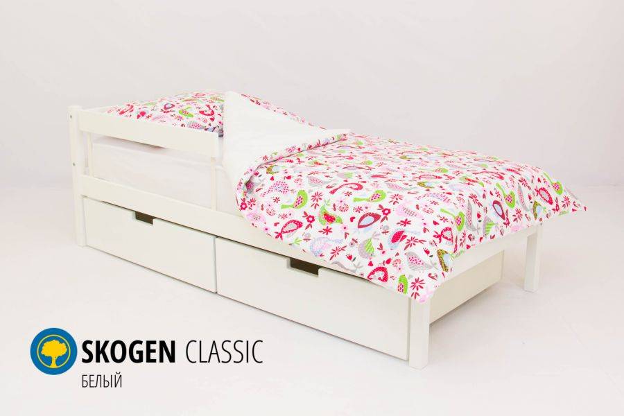 детская кровать skogen classic белый в Королёве
