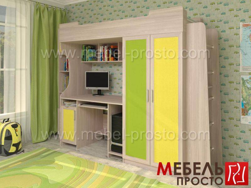 детская кровать-чердак карлсон модульный в Королёве