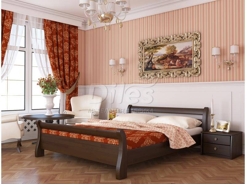современная деревянная кровать диана в Королёве