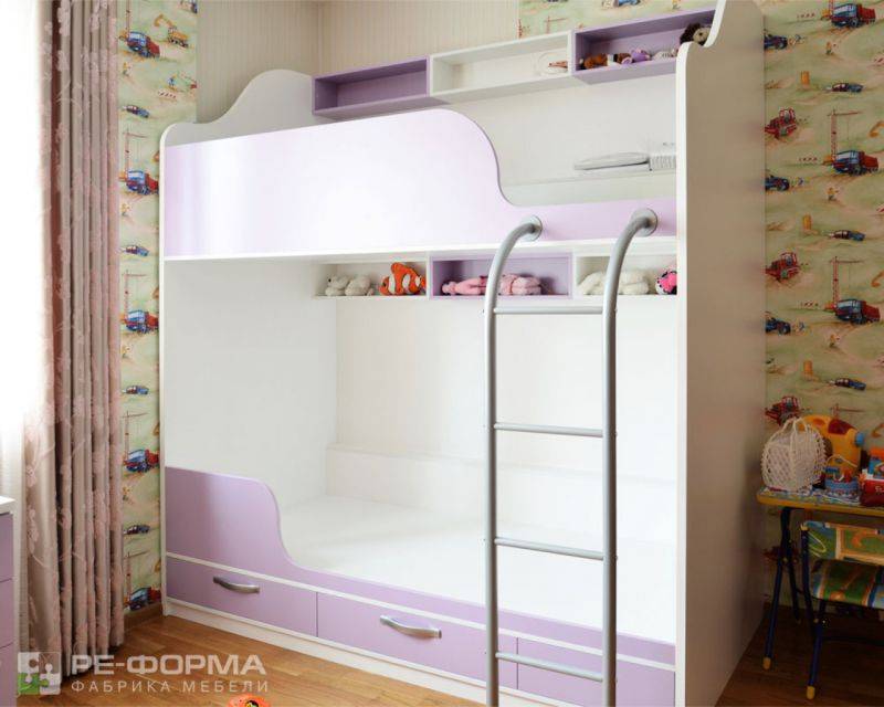 детская мебель 005 двухъярусная кровать в Королёве