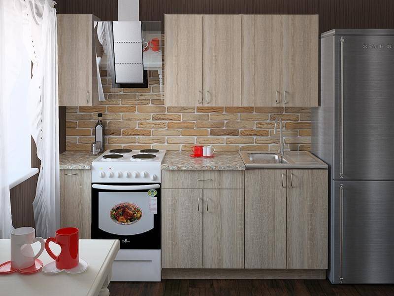 прямая светлая кухня валерия в Королёве