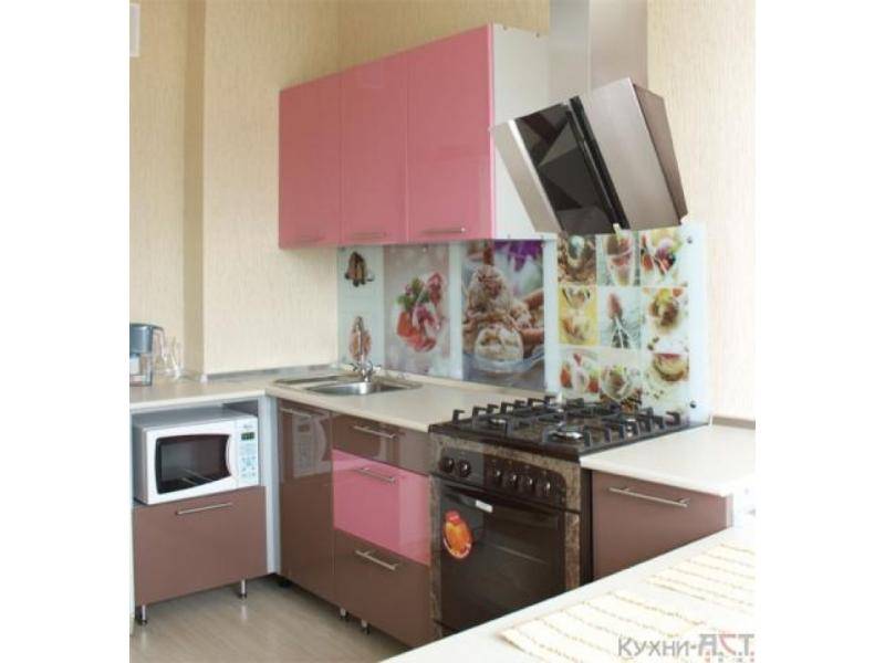 кухонный гарнитур угловой крем-брюле в Королёве