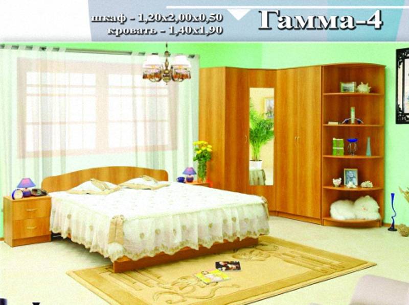 спальный гарнитур «гамма 4» в Королёве