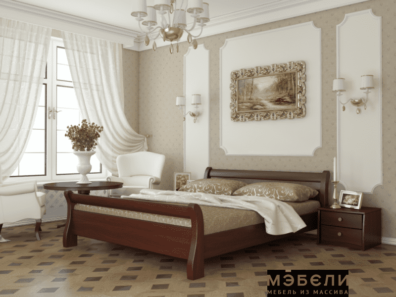 кровать диана из массива дерева в Королёве