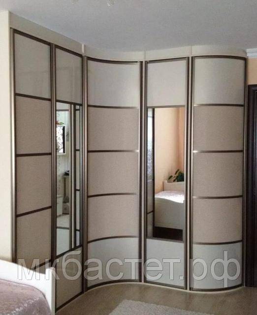 радиусный шкаф-купе р-7 в Королёве