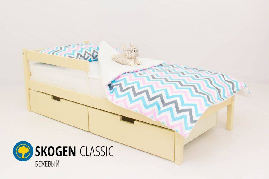 детская кровать skogen classic бежевый в Королёве
