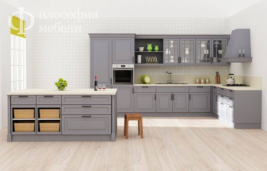 кухня №31 с островом в Королёве