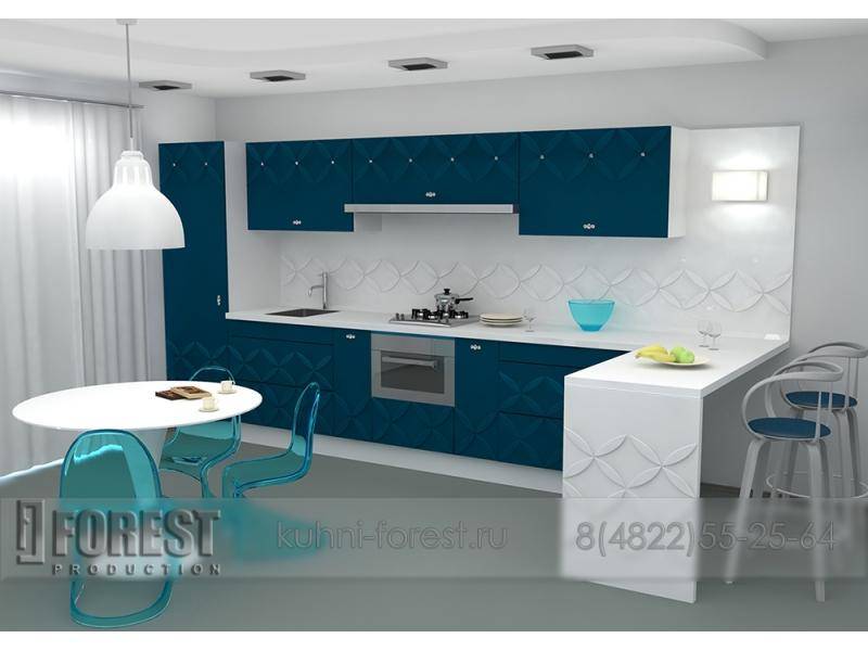кухня бирюзовая шарлотта парис в Королёве