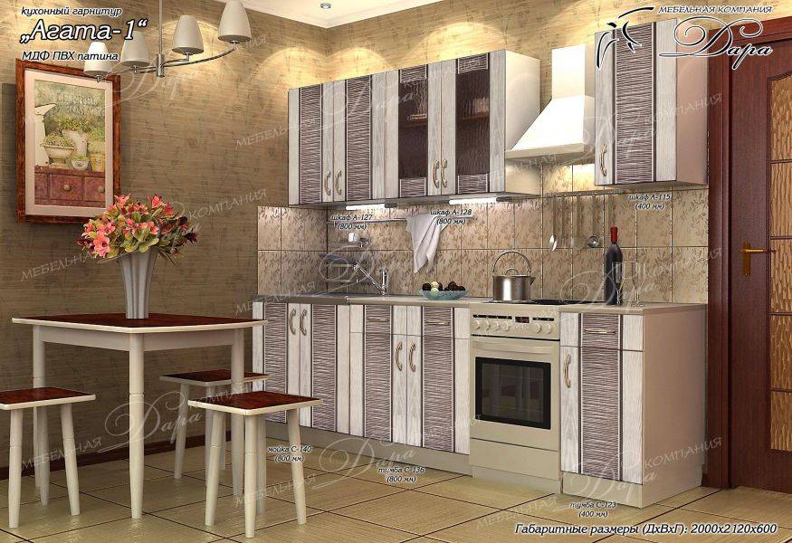 кухонный гарнитур агата-1 в Королёве