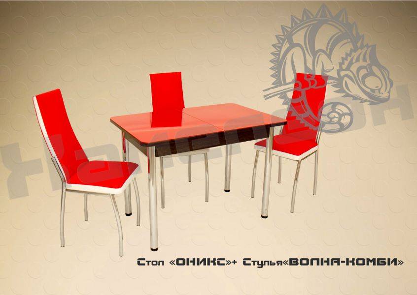 стол оникс + стул волна-комби в Королёве