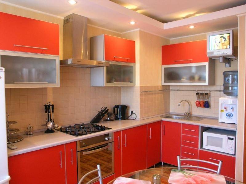 кухня в алюминиевом профиле в Королёве