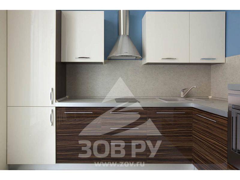 кухонный гарнитур шпон глянец в Королёве