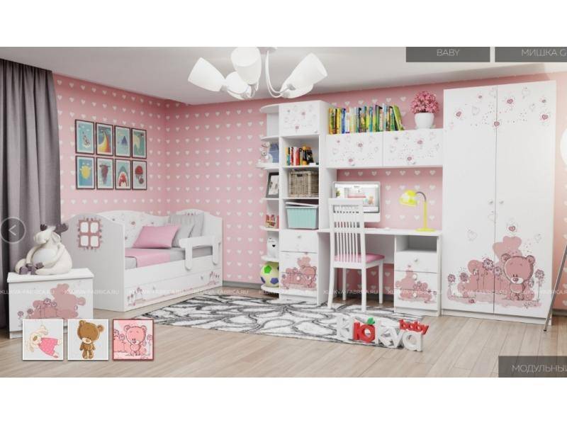 комната для девочки мишка girl в Королёве