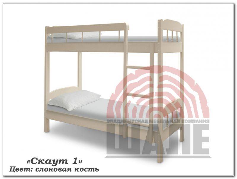 детская двухъярусная кровать скаут 1 в Королёве