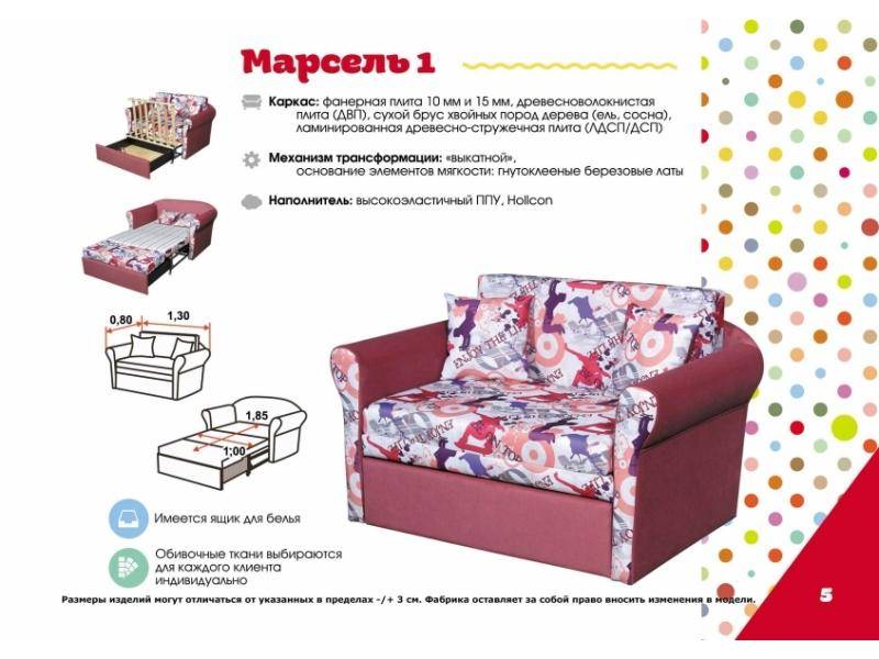 детский диван марсель 1 в Королёве