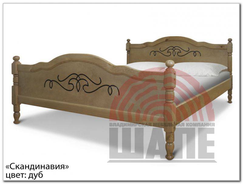 двуспальная кровать скандинавия в Королёве