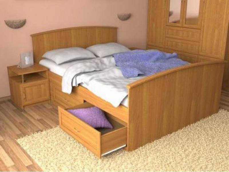 кровать двухспальная мдф в Королёве