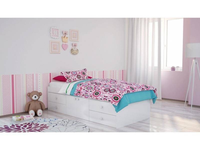 кровать белая polini simple в Королёве