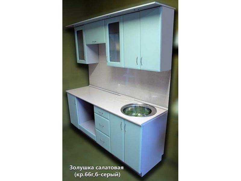 кухня золушка салатовая в Королёве