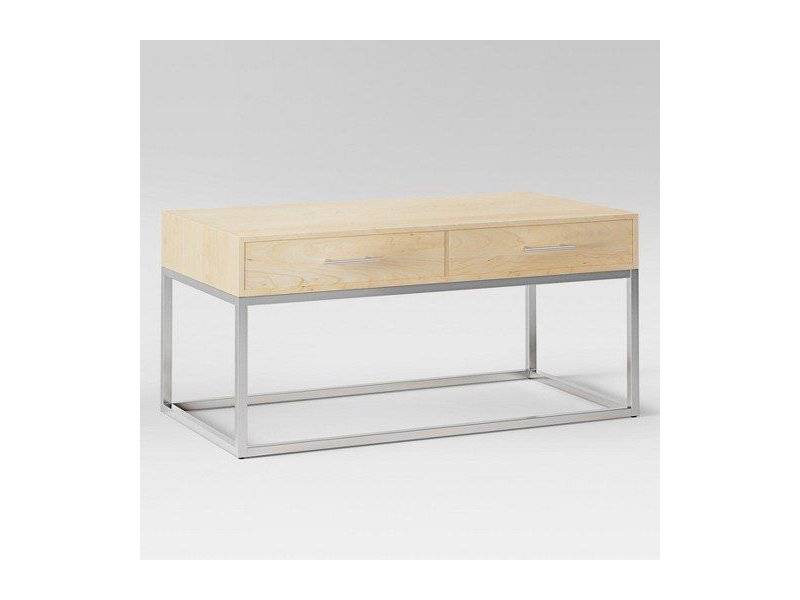 журнальный стол chrome + wooden boxes в Королёве