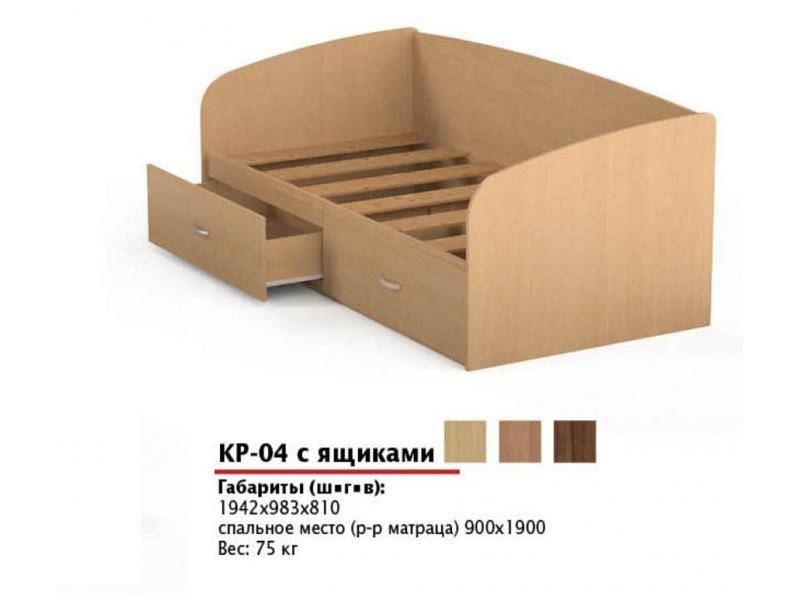 кровать кр 04 с ящиками в Королёве