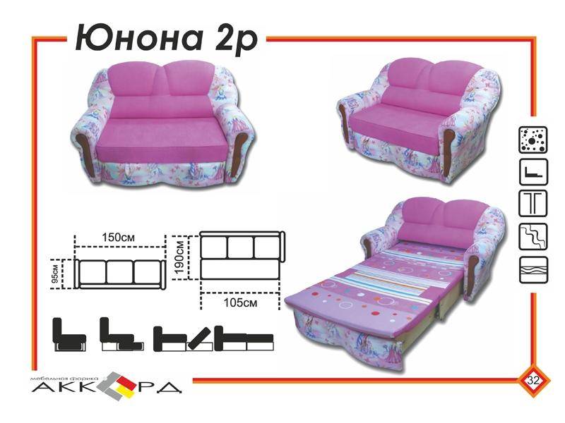 яркий детский диван юнона в Королёве
