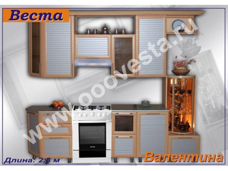 кухонный гарнитур прямой валентина в Королёве