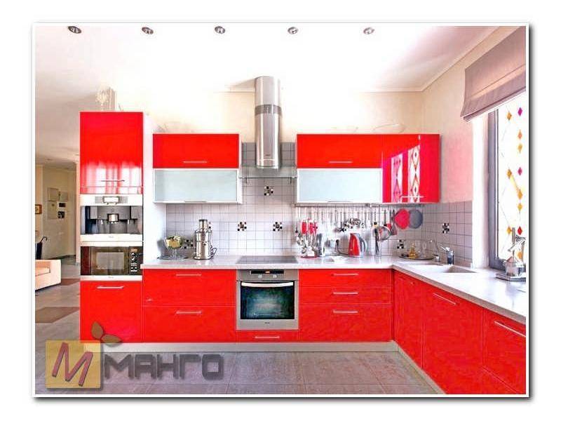 красный кухонный гарнитур анжела в Королёве
