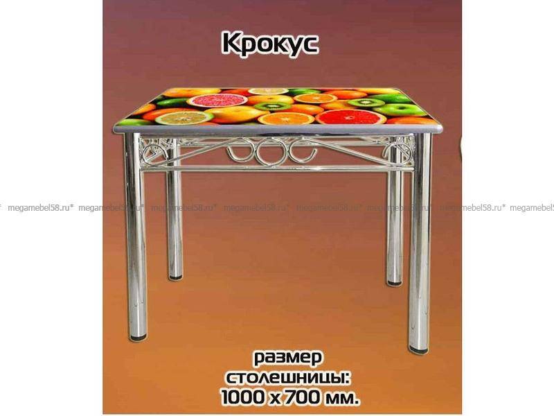 стол с фотопечатью крокус в Королёве