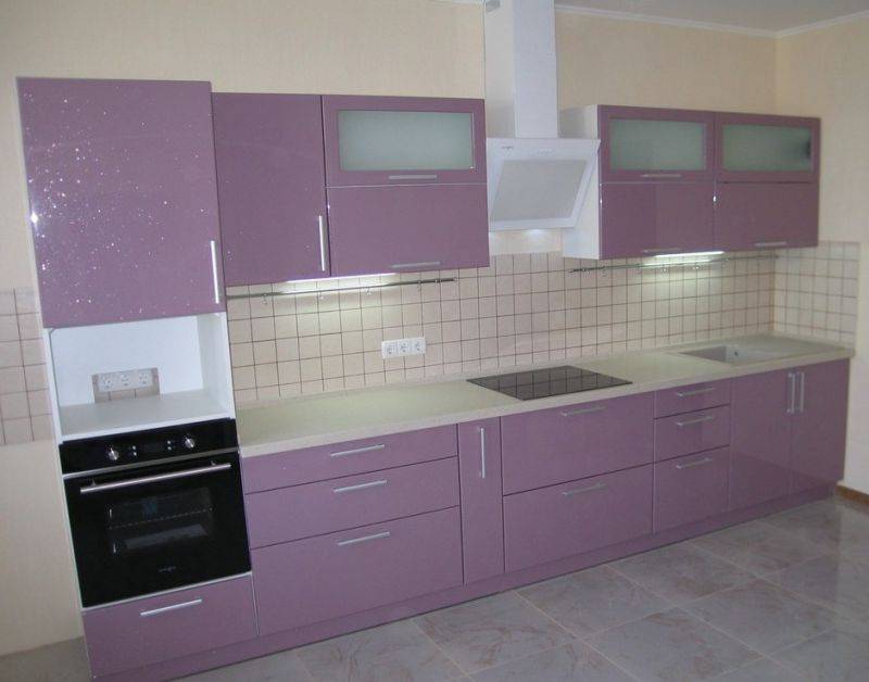 кухня со встроенной бытовой техникой в Королёве