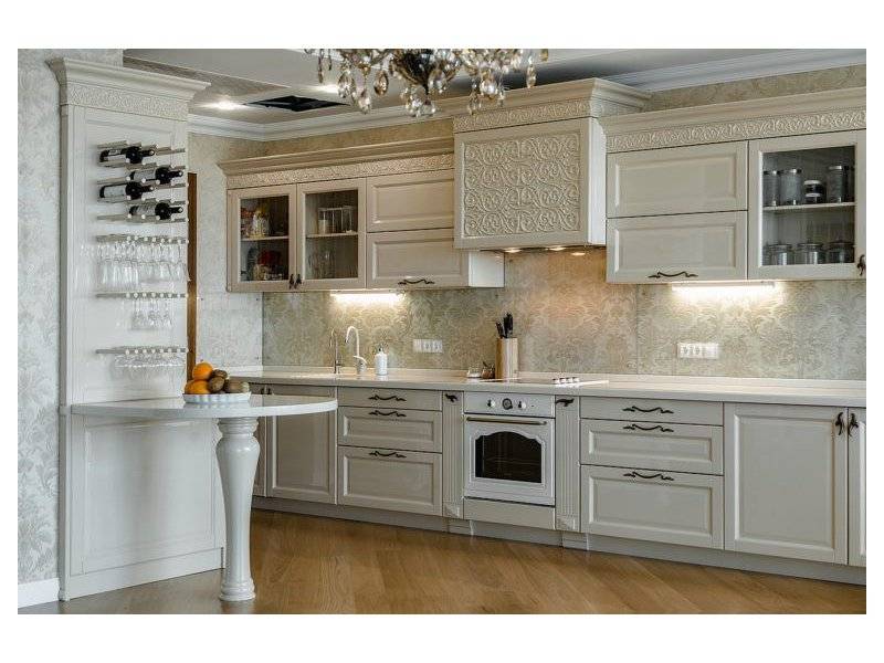 изысканная прямая кухня в Королёве