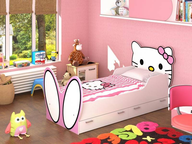 кроватка hello kitty в Королёве