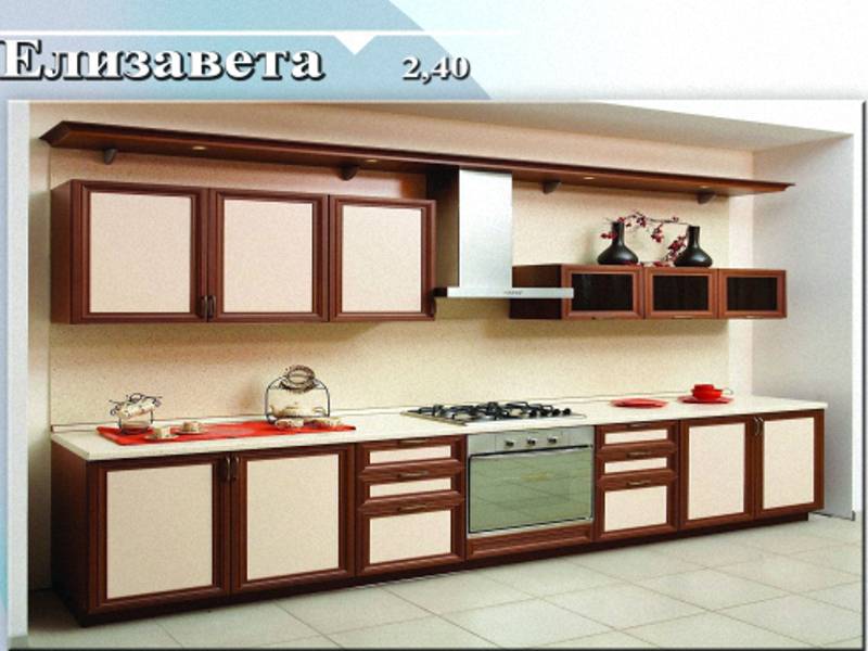 кухня прямая «елизавета» в Королёве