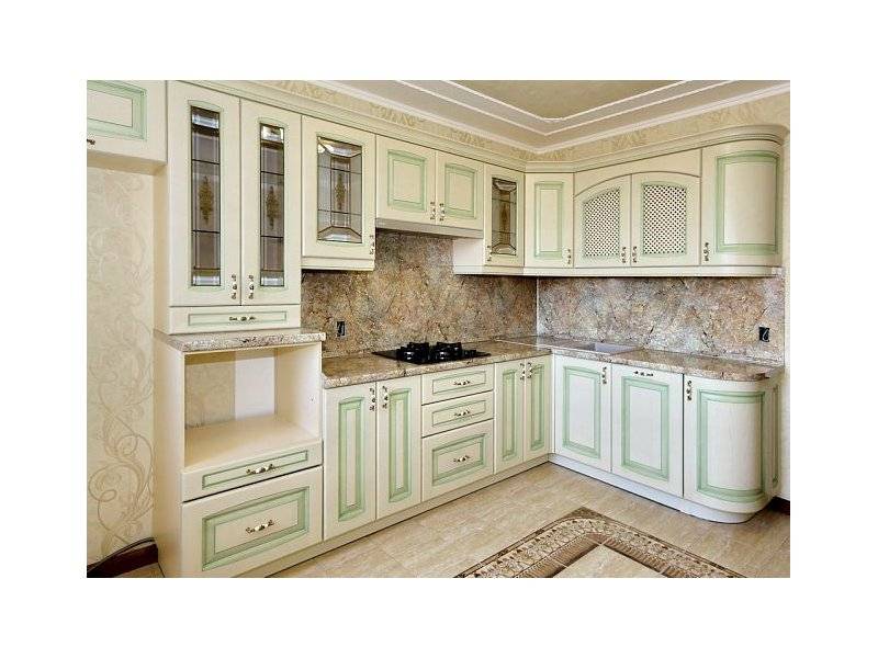 угловая кухня из массива марсилья в Королёве