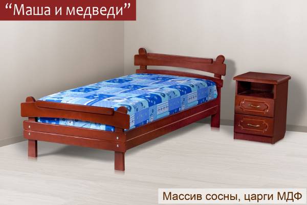 кровать «маша и медведи» в Королёве