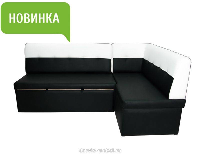 черно-белый кухонный уголок комфорт в Королёве