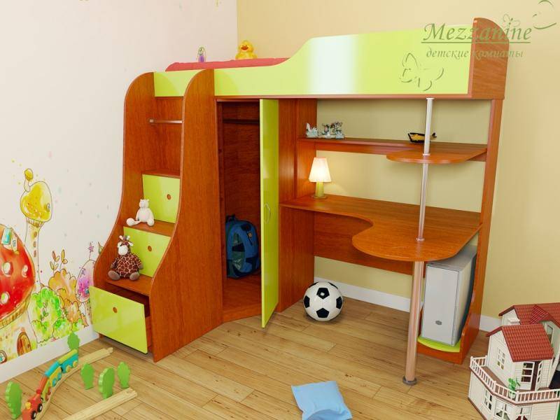 детская индиго с лестницей индиго в Королёве