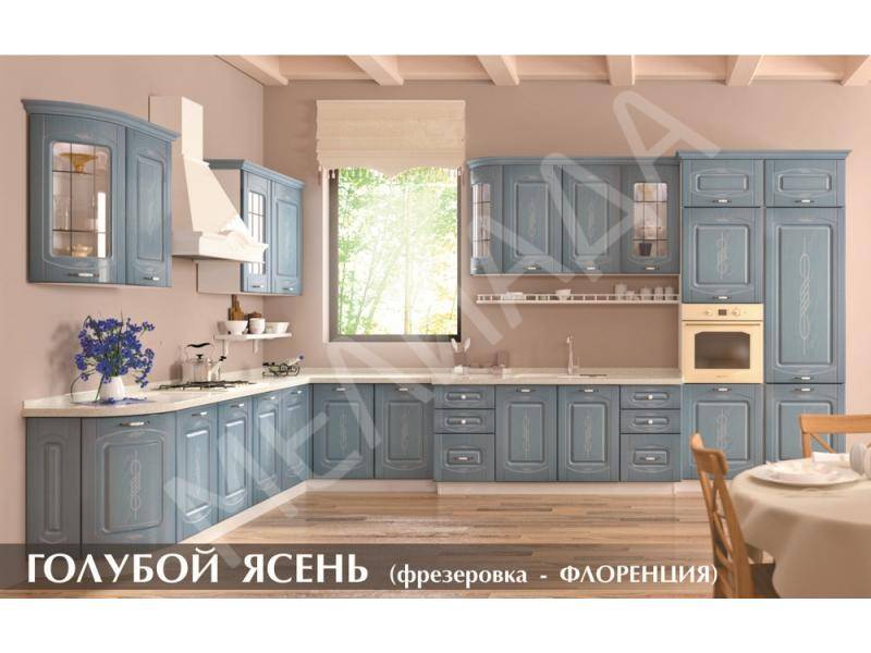 кухня голубой ясень в Королёве