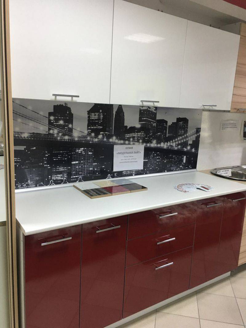 кухня из пластика 1,8м в Королёве