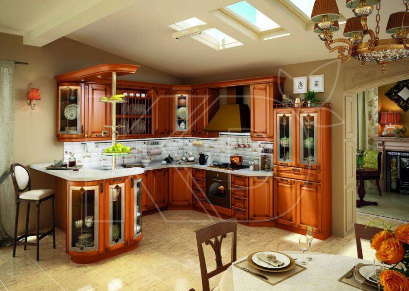 классическая кухня елизавета из массива бука в Королёве