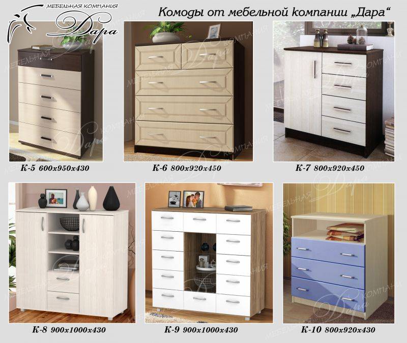 комод в ассортименте в Королёве