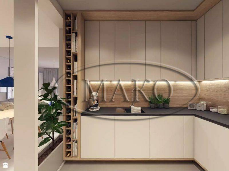 небольшая кухня в стиле минимализм 2 в Королёве