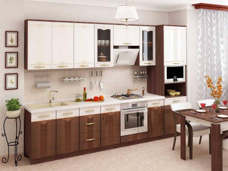 кухонный гарнитур прямой каролина 11 в Королёве