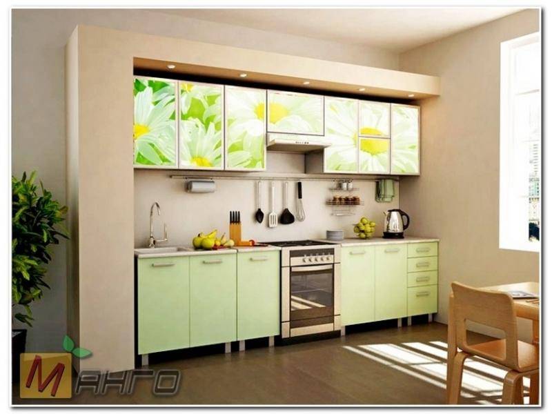 прямая кухня герда с фотопечатью в Королёве