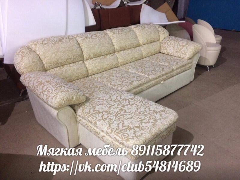 диван люкс- 2 с оттоманкой в Королёве