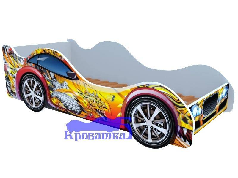 кровать красно-желтый дракон в Королёве