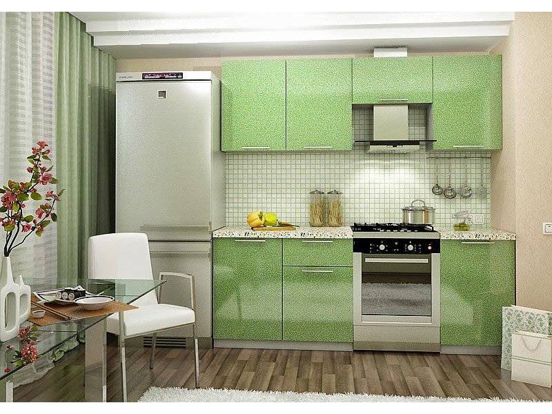 небольшая прямая кухня в Королёве