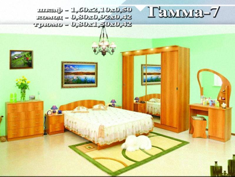 спальный гарнитур «гамма 7» в Королёве