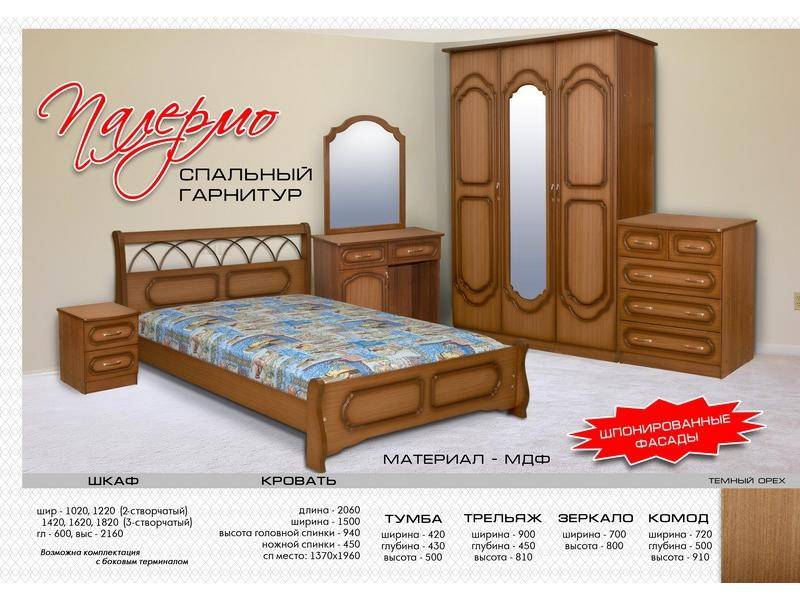 спальный гарнитур палермо в Королёве
